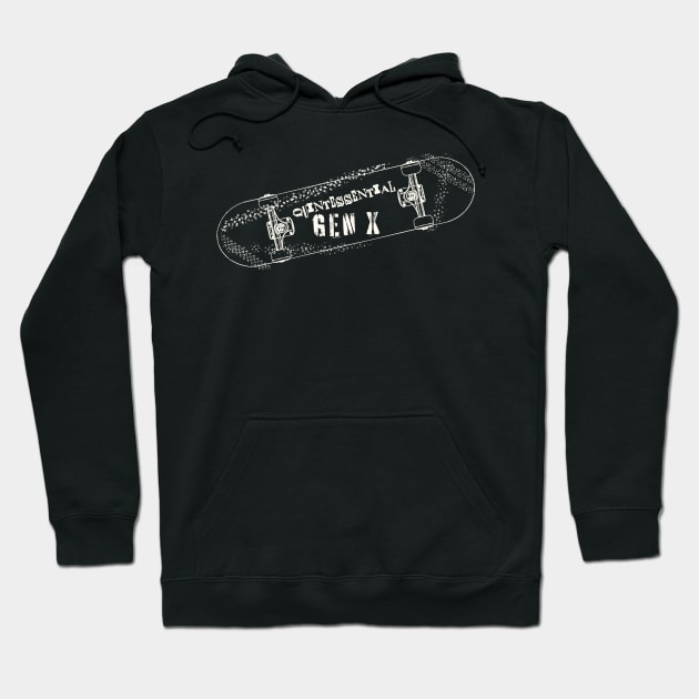 Quintessential GEN X Hoodie by TommyArtDesign